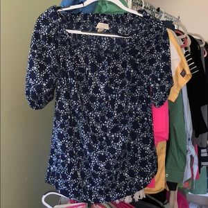 Michael Kors floral off the shoulder top